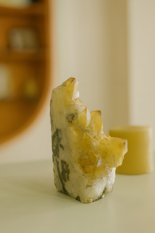 CITRINE CLUSTER STONE