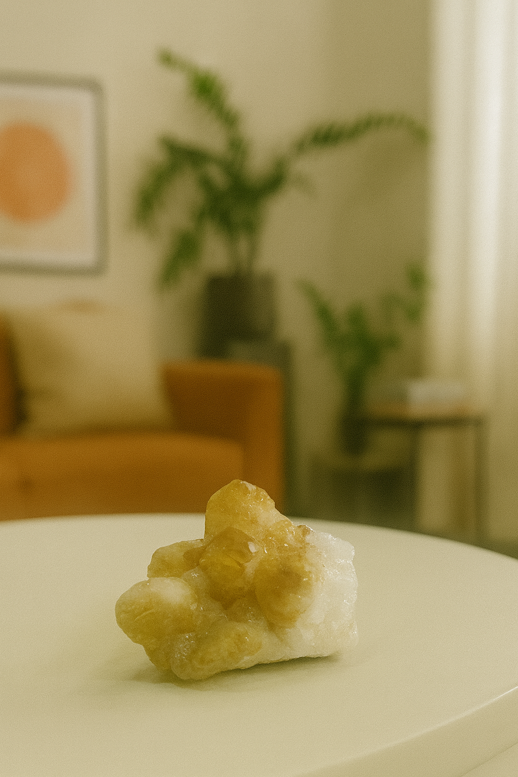 CITRINE CLUSTER STONE