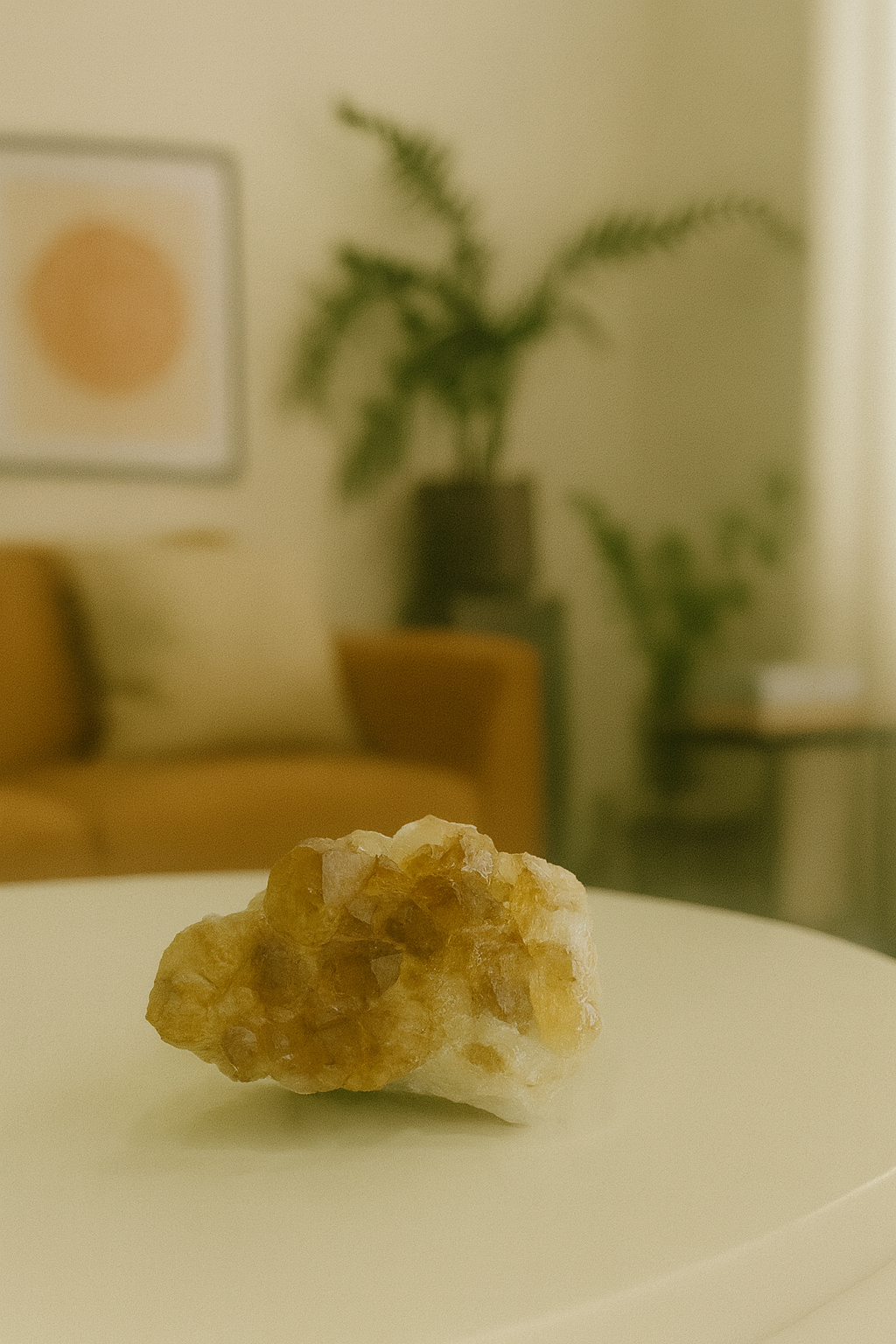 CITRINE CLUSTER STONE