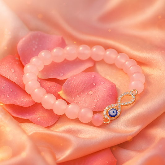 Rose Quartz Crystal Bracelet