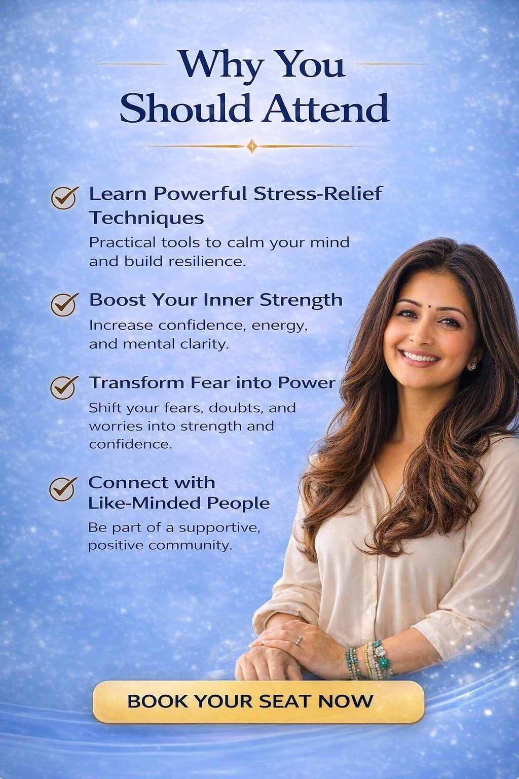 The Stress to Strength Shift™ – Live Transformational Workshop