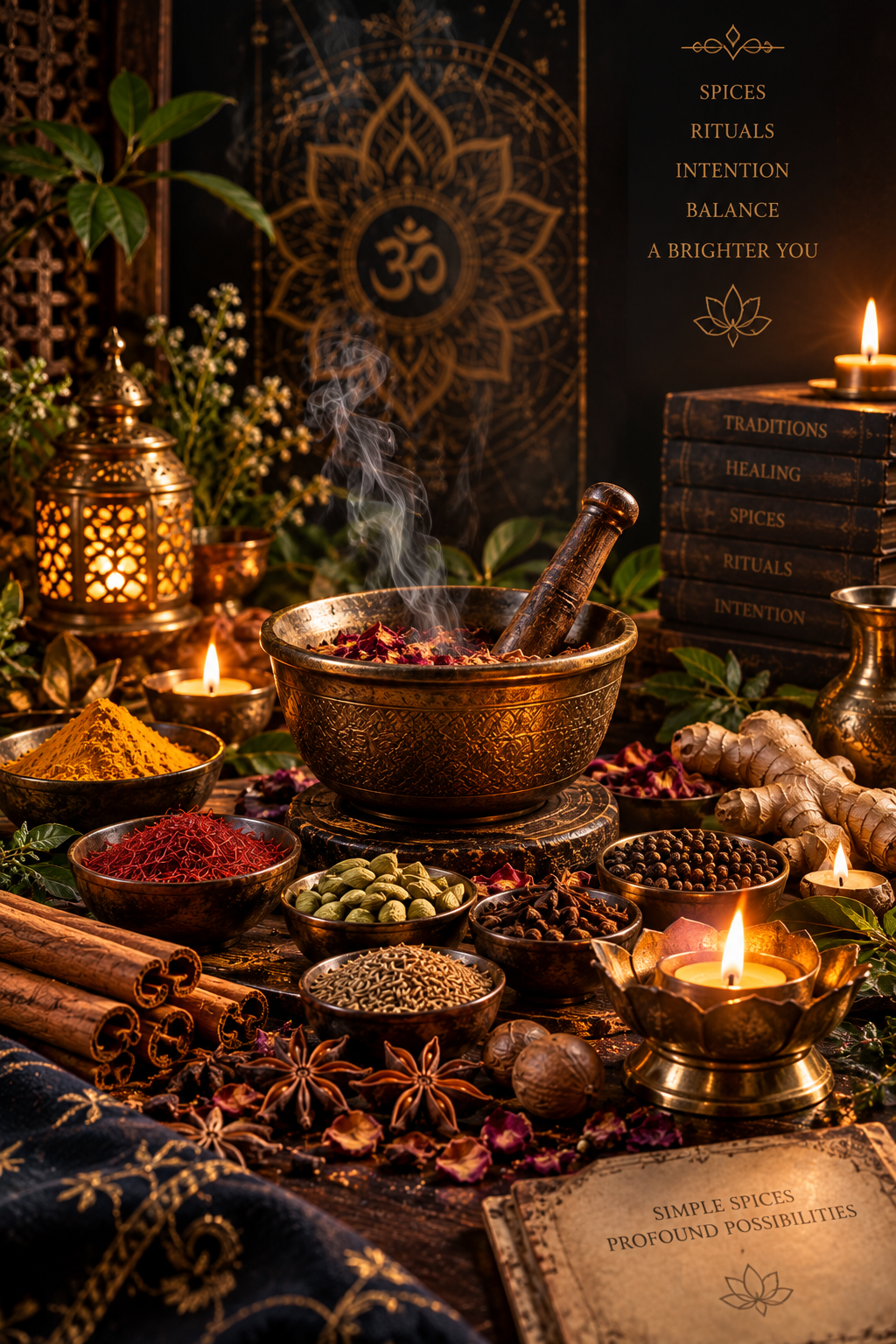 Spices and ritual objects