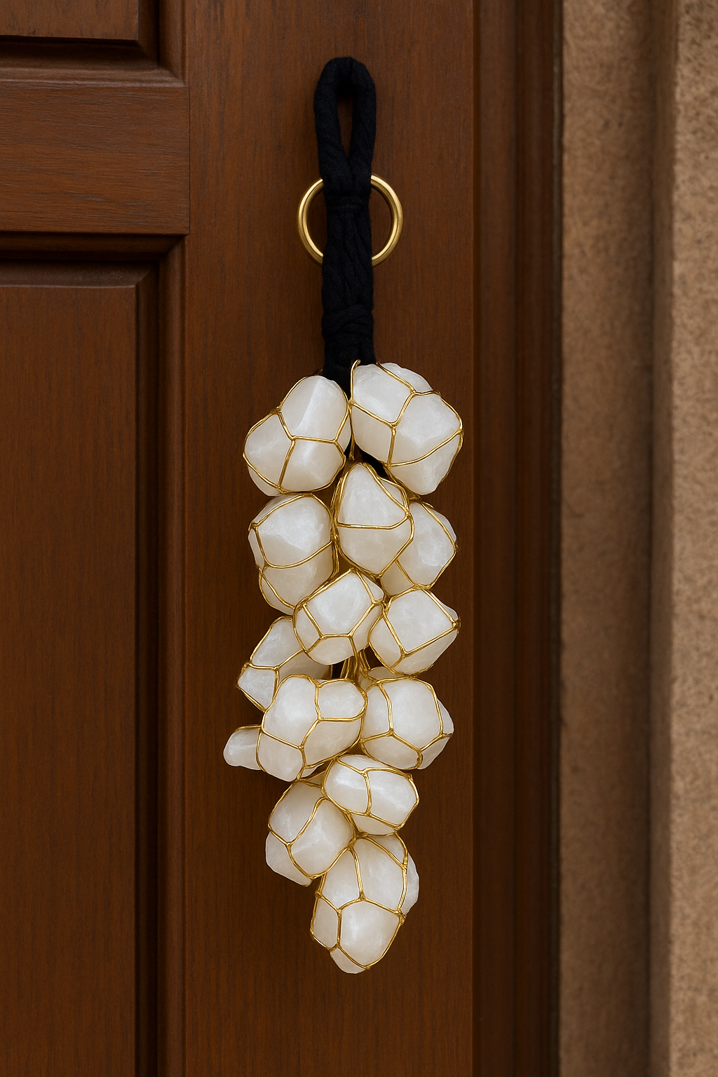 WHITE SELENITE HANGING
