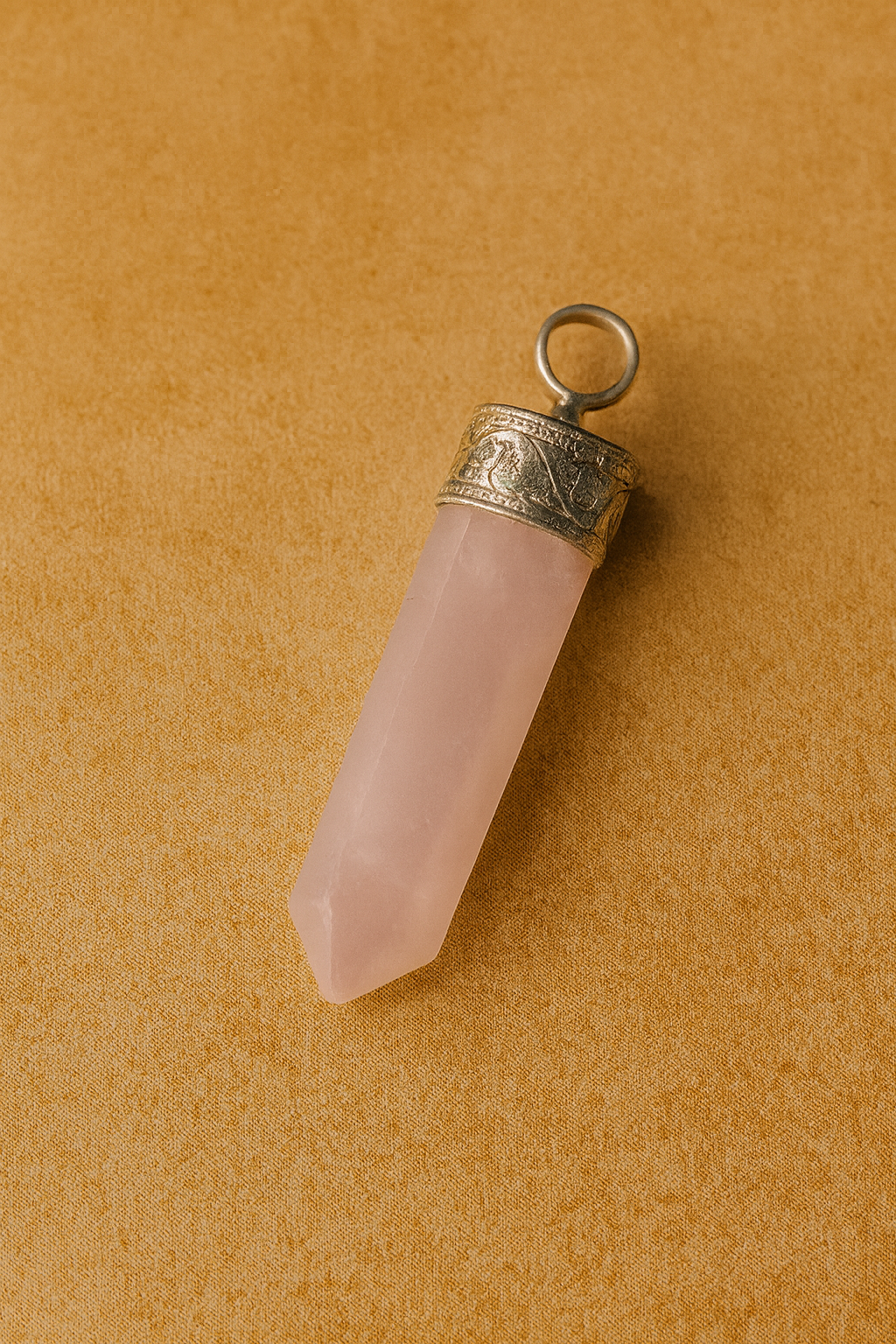 Rose quartz pendant