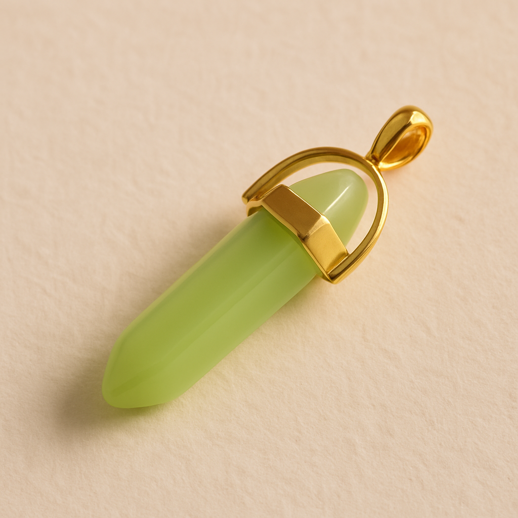 DARK GREEN AVENTURINE PENDANT