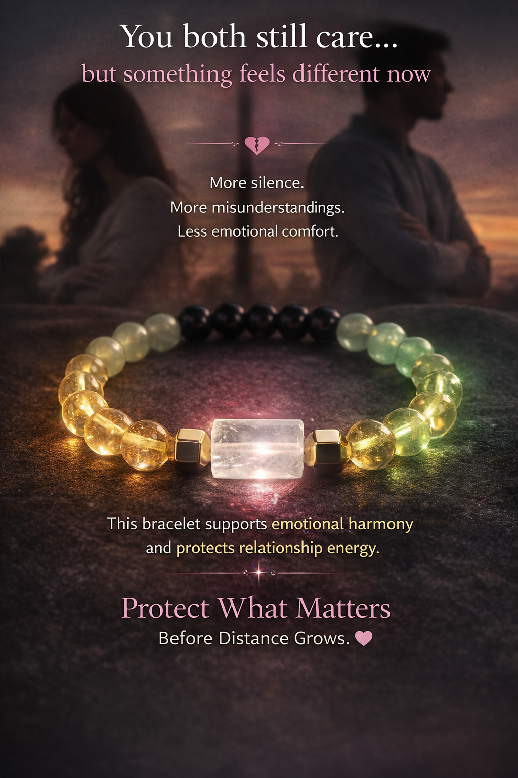 Protect Your Relationships Energy Bracelet - Support Harmony • Clarity • Emotional Protection