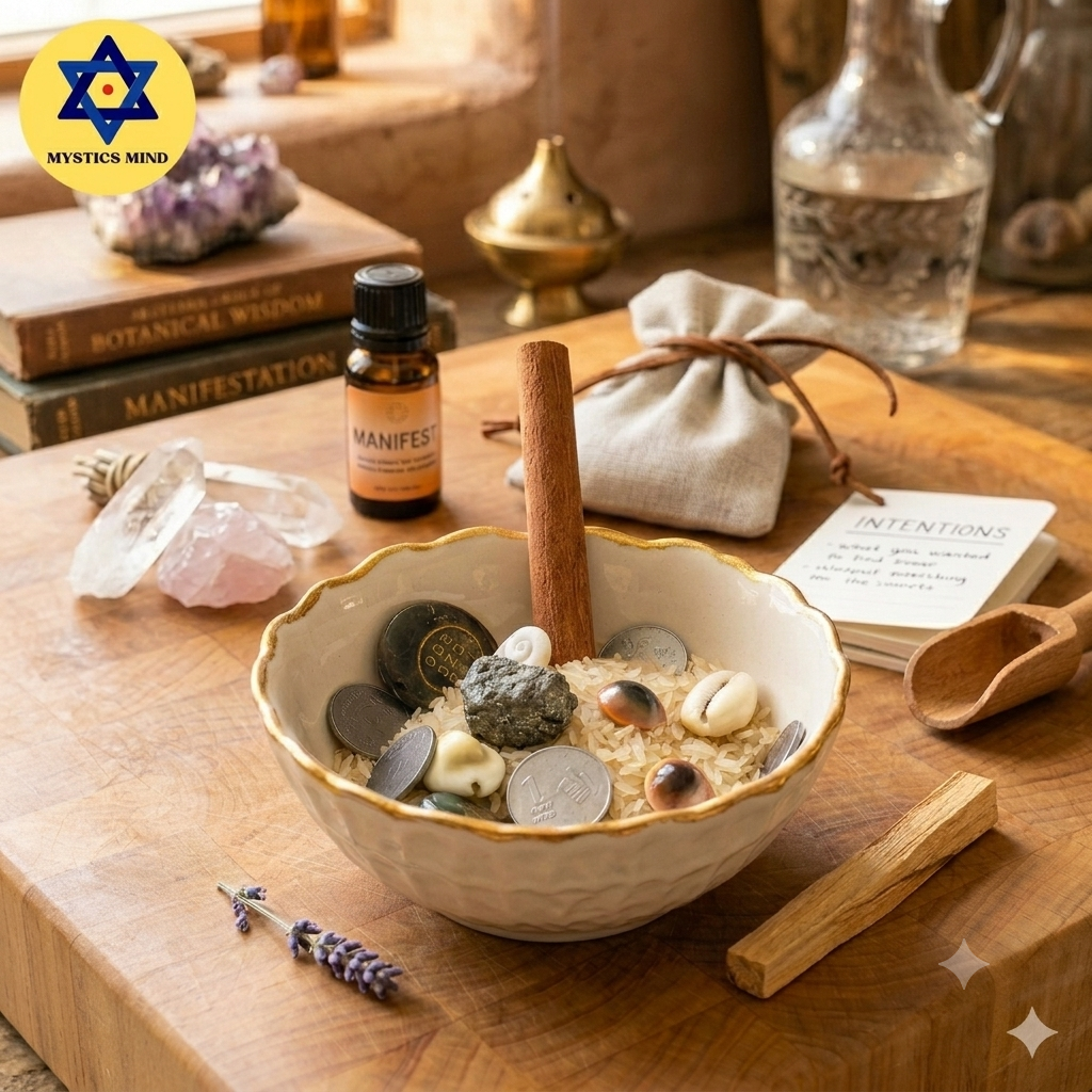 Money Manifestation Bowl Kit – Invite Wealth, Abundance & Positive Energy into Your Life