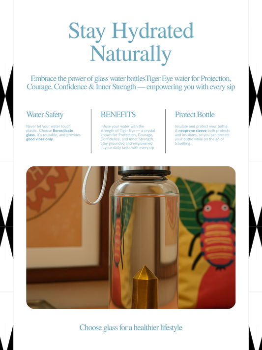 TIGER'S EYE WATER BOTTLE
