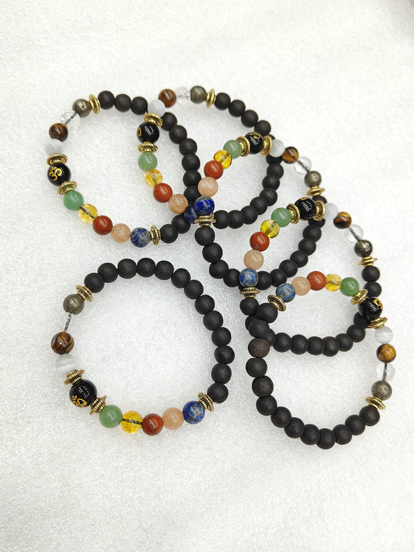 Karungali With Navgraha Bracelets