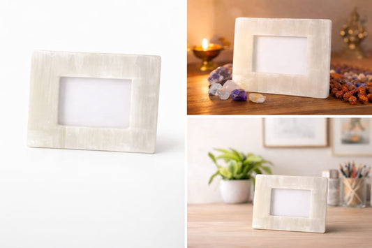 Selenite Photo Frame