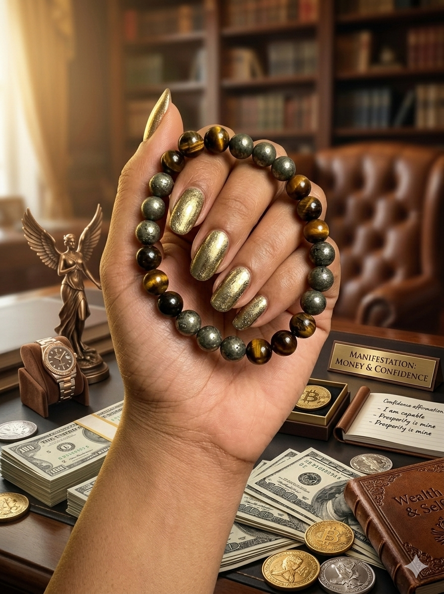 Money Magnet & Confidence Booster Bracelet | Manifest Prosperity While Strengthening Self-Belief
